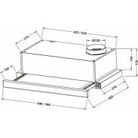 витяжка Eleyus BREEZE 470 60 BG
