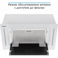 витяжка Eleyus GEMINI 800 LED 52 WH