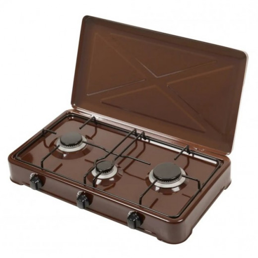 Плита газова настільна Zosia  KO-123 BROWN ENAMELLED