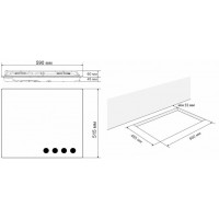 вбудована поверхня Eleyus MAGENTA 60 WH CF