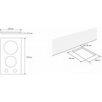 вбудована поверхня Eleyus VIRO 30 WH CF