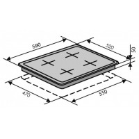 Вбудована поверхня Ventolux HSF640-H2G CS (WH)